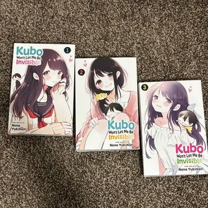 Kubo Won't Let Me Be Invisible Manga Set